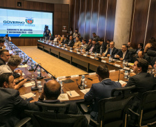 Governador Carlos Massa Ratinho Junior durante reunião com a equipe de governo. Curitiba,29/01/2019 - Foto: Maurílio Cheli/ANPr
