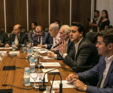 Governador Carlos Massa Ratinho Junior durante reunião com a equipe de governo. Curitiba,29/01/2019 - Foto: Maurílio Cheli/ANPr