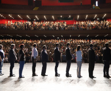 Governador Carlos Massa Ratinho Junior participa da abertura do Seminário Aprendizagem em Foco. Curitiba, 29/01/2019. Foto: José Fernando Ogura/ANPr