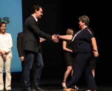 Governador Carlos Massa Ratinho Junior participa da abertura do Seminário Aprendizagem em Foco. Curitiba, 29/01/2019. Foto: José Fernando Ogura/ANPr