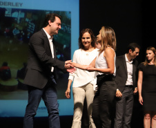Governador Carlos Massa Ratinho Junior participa da abertura do Seminário Aprendizagem em Foco. Curitiba, 29/01/2019. Foto: José Fernando Ogura/ANPr