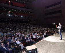 Governador Carlos Massa Ratinho Junior participa da abertura do Seminário Aprendizagem em Foco. Curitiba, 29/01/2019. Foto: José Fernando Ogura/ANPr