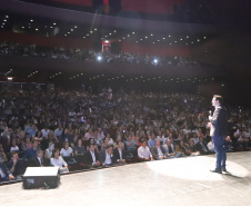 Governador Carlos Massa Ratinho Junior participa da abertura do Seminário Aprendizagem em Foco. Curitiba, 29/01/2019. Foto: José Fernando Ogura/ANPr