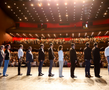 Governador Carlos Massa Ratinho Junior participa da abertura do Seminário Aprendizagem em Foco. Curitiba, 29/01/2019. Foto:  Rodrigo Félix Leal/ANPr