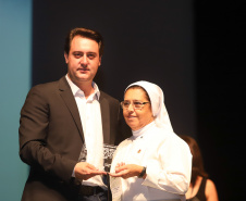 Governador Carlos Massa Ratinho Junior participa da abertura do Seminário Aprendizagem em Foco. Curitiba, 29/01/2019. Foto:  Rodrigo Félix Leal/ANPr