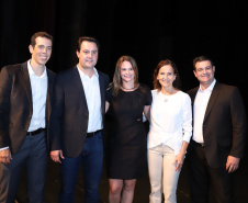 Governador Carlos Massa Ratinho Junior participa da abertura do Seminário Aprendizagem em Foco. Curitiba, 29/01/2019. Foto:  Rodrigo Félix Leal/ANPr