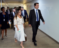 O governador Carlos Massa Ratinho Junior cumpriu nesta quarta-feira (30) em Brasília agenda com ministros de Estado, autoridades do Poder Judiciário e órgãos de fiscalização. - Brasília, 30/01/2019 - Foto: Divulgação ANPr