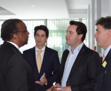 O governador Carlos Massa Ratinho Junior cumpriu nesta quarta-feira (30) em Brasília agenda com ministros de Estado, autoridades do Poder Judiciário e órgãos de fiscalização. - Brasília, 30/01/2019 - Foto: Divulgação ANPr