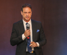 Cláudio Stábile, Presidente da SANEPAR durante Paraná Day, evento realizado em Curitiba com a presença de mais de 100 investidores do País e do exterior. - Curitiba, 05/02/2019 -Foto: Geraldo Bubniak/ANPr