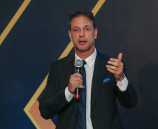 Cláudio Stábile, Presidente da SANEPAR durante Paraná Day, evento realizado em Curitiba com a presença de mais de 100 investidores do País e do exterior. - Curitiba, 05/02/2019 -Foto: Geraldo Bubniak/ANPr