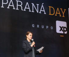 Ana Paula de Oliveira,  Consultora da Secretaria da Fazenda Paraná Day, evento realizado em Curitiba com a presença de mais de 100 investidores do País e do exterior. - Curitiba, 05/02/2019 -Foto: Geraldo Bubniak/ANPr