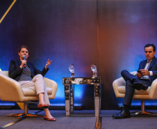 Ana Paula,  Consultora da Secretaria da Fazenda Paraná Day, evento realizado em Curitiba com a presença de mais de 100 investidores do País e do exterior. - Curitiba, 05/02/2019 -Foto: Geraldo Bubniak/ANPr