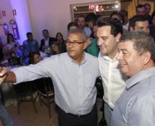 O governador Carlos Massa Ratinho Junior, participa do lançamento da 45ª Exposição Agropecuária, Industrial e Comercial de Umuarama. Presentes no evento: prefeito de Umuarama, Celso Luiz Pozzobom; presidente da Sociedade Rural, Milton Gaiari; secretário do Meio Ambiente, Márcio Nunes; secretário da Infraestrutura e Logística, Sandro Alex, deputados e demais autoridades  -  Umuarama, 05/02/2019  -  Foto: Arnaldo Alves/ANPr