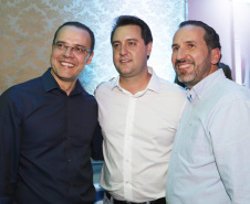 O governador Carlos Massa Ratinho Junior, participa do lançamento da 45ª Exposição Agropecuária, Industrial e Comercial de Umuarama. Presentes no evento: prefeito de Umuarama, Celso Luiz Pozzobom; presidente da Sociedade Rural, Milton Gaiari; secretário do Meio Ambiente, Márcio Nunes; secretário da Infraestrutura e Logística, Sandro Alex, deputados e demais autoridades  -  Umuarama, 05/02/2019  -  Foto: Arnaldo Alves/ANPr