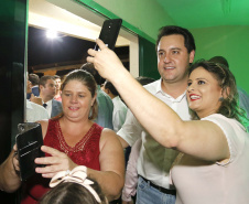 O governador Carlos Massa Ratinho Junior, participa do lançamento da 45ª Exposição Agropecuária, Industrial e Comercial de Umuarama. Presentes no evento: prefeito de Umuarama, Celso Luiz Pozzobom; presidente da Sociedade Rural, Milton Gaiari; secretário do Meio Ambiente, Márcio Nunes; secretário da Infraestrutura e Logística, Sandro Alex, deputados e demais autoridades  -  Umuarama, 05/02/2019  -  Foto: Arnaldo Alves/ANPr