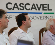 Governador Carlos Massa Ratinho Júnior coordena reunião do secretariado durante o Show Rural - Cascavel, 07/02/2019 - Foto: José Fernando Ogura/ANPr