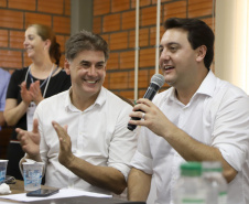 Governador Carlos Massa Ratinho Júnior coordena reunião do secretariado durante o Show Rural - Cascavel, 07/02/2019 - Foto: José Fernando Ogura/ANPr