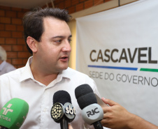 Governador Carlos Massa Ratinho Júnior coordena reunião do secretariado durante o Show Rural - Cascavel, 07/02/2019 - Foto: José Fernando Ogura/ANPr