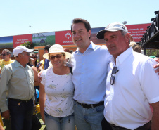O governador Carlos Massa Ratinho Junior recebe a ministra da Agricultura, Pecuária e Abastecimento, Tereza Cristina, no Show Rural Coopavel. - Cascavel, 08/02/2019 - Foto: Rodrigo Félix Leal/ANPr
