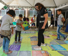 Feira Paraná Cidadão leva serviços gratuitos à população de Campo Magro na região metropolitana de Curitiba. O mutirão oferta  gratuitamente para a população em geral, serviços como a emissão de carteira de identidade, CPF e carteira de trabalho, além da intermediação para vagas de emprego. Também ações em áreas como cidadania, direitos humanos, segurança, educação, saúde, habitação, social, de cultura, esporte e lazer. - Campo Magro, 07/02/2019 -Foto: Geraldo Bubniak/ANPr