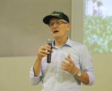 O secretário estadual da Agricultura e do Abastecimento Norberto Ortigara reforçou o apoio do Governo do Paraná para pequenos produtores em dois eventos na quarta-feira (13). DIA DE CAMPO NA LAPA - Na Lapa, Ortigara participou da abertura do Dia de Campo da Cooperativa Agroindustrial Bom Jesus, evento destinado à troca de experiências e transferência de tecnologia, que deve receber, até sexta-feira, mais de seis mil associados.  Lapa, 13/02/2019  -  Foto: Gisele Barão/SEAB