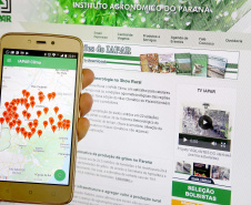 O Instituto Agronômico do Paraná lança nesta terça-feira (5), no Show Rural, em Cascavel, o IAPAR Clima, um aplicativo para celulares que aponta em tempo real as condições agrometeorológicas das regiões produtoras do Paraná.  -  Curitiba, 04/02/2019  -  Foto: Divulgação IAPAR