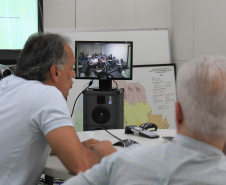 Cordenadores e técnicos dos Escritórios Regionais do Serviço Social Autônomo Paranacidade, órgão ligado à Secretaria de Estado do Desenvolvimento Urbano, participam a partir desta segunda-feira (18) da capacitação para uso do Portal dos Municípios do Paraná.  -   Curitiba, 18/02/2019  -  Foto: Divulgação SEDU