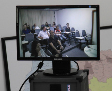 Cordenadores e técnicos dos Escritórios Regionais do Serviço Social Autônomo Paranacidade, órgão ligado à Secretaria de Estado do Desenvolvimento Urbano, participam a partir desta segunda-feira (18) da capacitação para uso do Portal dos Municípios do Paraná.  -   Curitiba, 18/02/2019  -  Foto: Divulgação SEDU