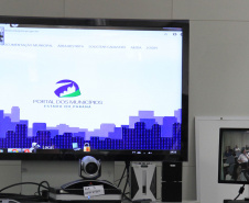 Cordenadores e técnicos dos Escritórios Regionais do Serviço Social Autônomo Paranacidade, órgão ligado à Secretaria de Estado do Desenvolvimento Urbano, participam a partir desta segunda-feira (18) da capacitação para uso do Portal dos Municípios do Paraná.  -   Curitiba, 18/02/2019  -  Foto: Divulgação SEDU