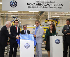 Governador Carlos Massa Ratinho Júnior participa da solenidade de comemoração de 20 anos da Volkswagen no Paraná.  -  São José dos Pinhais, 19/02/2019  -  Foto: José Fernando Ogura/ANPr