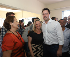 Governador Carlos Massa Ratinho Júnior participa da posse da diretoria da Associação dos Municípios do Norte Pioneiro (Amunorp), em Pinhalão, no Clube Aerp. - Pinhalão 22/02/2019 - Foto: Rodrigo Félix Leal/ANPr