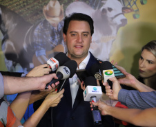 
Governador Carlos Massa Ratinho Junior participa do lançamento ExpoLondrina. Londrina,22/02/2019. Foto: José Fernando Ogura/ANPr