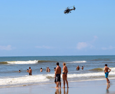 O Carnaval 2019 no Litoral do estado foi repleto de opções de lazer e de serviços gratuitos para os veranistas durante o feriado prolongado. Na área de segurança pública, houve redução dos casos de furtos (10%) e mais encaminhamentos (37,50%) por conta do aumento de abordagens (63,67%).  -  Litoral do Paraná, 05/03/2019  -  Foto: Soldado Amanda Morais