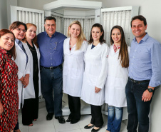 O Secretário de Estado da Saúde participou nesta sexta-feira (8) da inauguração do Ambulatório de Especialidades Dermatológicas, da Autarquia Municipal de Saúde (AMS) de Apucarana. -  Apucarana, 08/03/2019  -  Foto: Josias Profeta