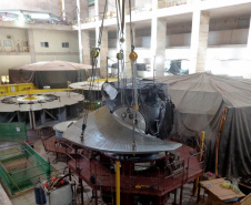A Usina Colíder conta com mais duas unidades geradoras, que estão em fase final de montagem e testes.Foto: Divulgação/Copel