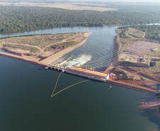 DCIM101MEDIADJI_0A Copel iniciou neste sábado (9) a operação comercial da primeira unidade geradora de energia da Usina Hidrelétrica Colíder