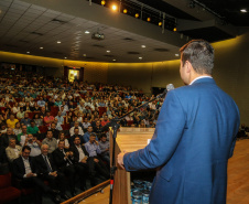 O chefe da Casa Civil do Paraná, Guto Silva  na apresentação das diretrizes da Celepar nesta sexta-feira (15) no Teatro Bom Jesus em Curitiba.   Curitiba, 15/03/2019 -  Foto: Geraldo Bubniak/ANPr