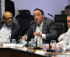 Governador Carlos Massa Ratinho Júnior coordena reunião com o secretariado  -  Curitiba, 19/03/2019  -  Foto: José Fernando Ogura/ANPr