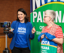 O Governo do Estado entrega os três principais prêmios do sorteio de fevereiro do programa Nota Paraná.  A solenidade de premiação acontece na Secretaria de Estado da Fazenda, em Curitiba nesta quinta-feira (21).   Curitiba, 21/03/2019 -  Foto: Geraldo Bubniak/ANPr
