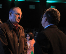 O superintendente executivo do Serviço Social Autônomo (Paranacidade), Álvaro Cabrini Junior, apresentou nesta sexta-feira (22) uma palestra no SmartCity , em Curitiba. Com o tema ?Cidades Circulares - Planejanfo Cidades Sustentáveis, Inovadoras e Inclusivas?  -  cURITIBA, 22/03/2019  -  fOTO: dIVULGAÇÃO sedu
