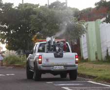Além do fumacê, reuniões com moradores para orientações e mutirões de limpeza, as equipes da Secretaria estendem a busca em cisternas e fossas abandonadas. Foto: Arnaldo Alves/ANPr