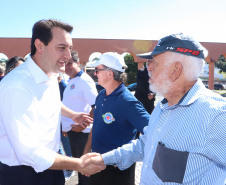 O governador Carlos Massa Ratinho Junior e o ministro da Cidadania, Osmar Terra, lançam o programa Criança Feliz . Curitiba, 18/04/2019 - Foto: Rodrigo Felix Leal/ANPr