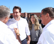 O governador Carlos Massa Ratinho Junior e o ministro da Cidadania, Osmar Terra, lançam o programa Criança Feliz . Curitiba, 18/04/2019 - Foto: Rodrigo Felix Leal/ANPr