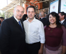 O governador Carlos Massa Ratinho Junior e o ministro da Cidadania, Osmar Terra, lançam o programa Criança Feliz . Curitiba, 18/04/2019 - Foto: Rodrigo Felix Leal/ANPr