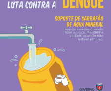 A Secretaria da Saúde do Paraná lançou nesta terça-feira (23) uma campanha digital com orientações sobre medidas preventivas para o combate à dengue. O mote é Faça a sua parte na luta contra a dengue. Foto:SESA