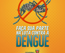A Secretaria da Saúde do Paraná lançou nesta terça-feira (23) uma campanha digital com orientações sobre medidas preventivas para o combate à dengue. O mote é Faça a sua parte na luta contra a dengue. Foto:SESA