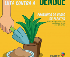 A Secretaria da Saúde do Paraná lançou nesta terça-feira (23) uma campanha digital com orientações sobre medidas preventivas para o combate à dengue. O mote é Faça a sua parte na luta contra a dengue. Foto:SESA