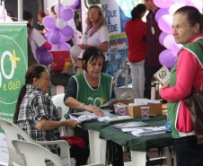 A Secretaria da Justiça, Família e Trabalho registrou mais de 2 mil atendimentos no evento em comemoração a duas importantes datas: o Dia Nacional da Mulher (30 de abril) e o Dia do Trabalho (1º de maio).  -  Curitiba, 30/04/2019  -  Foto: Divulgação SEJUF