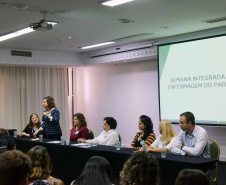 Começou nesta quinta-feira (2), em Curitiba, a Semana Integrada de Enfermagem do Paraná 2019. No dia 12 de maio é comemorado do Dia Internacional da Enfermagem e o objetivo do evento é promover o debate sobre a contribuição dos profissionais da área. Foto:SESA
