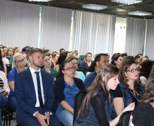 Os servidores do Instituto Paranaense de Desenvolvimento Educacional (Fundepar) iniciaram nesta segunda-feira (6), em Curitiba, as atividades da Semana Estudo e Planejamento: Aprendizagem 2019. O evento de formação debate temas que envolvem a infraestrutura escolar para apontar melhorias para contribuir com a qualidade do ensino paranaense.Foto: Divulgação/Fundepar